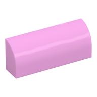 Brick Curved 1 x 4 x 1 1/3 No Studs (Bright Pink)