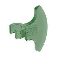 Weapon Axe Head, Clip-on (Viking) [Thick Clip] (Trans-Green)