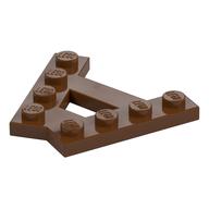 Wedge Plate 4 Stud 45° Angle Plate (Reddish Brown)