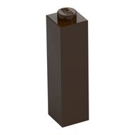 Brick 1 x 1 x 3 (Dark Brown)