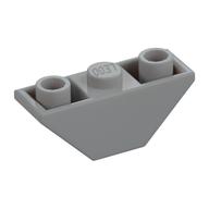 Brick Sloped Inverted 45° 3 x 1 Double with 2 Blocked Open Studs (Light Bluish Gray)