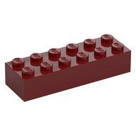 Brick 2 x 6 (Dark Red)