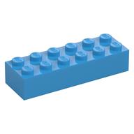 Brick 2 x 6 (Dark Azure)