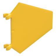 Flag 5 x 6 Hexagonal with U Clips (Yellow)