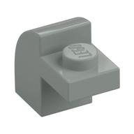 Brick Curved 1 x 2 x 1 1/3 with Curved Top (Light Gray)