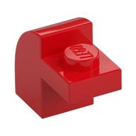 Brick Curved 1 x 2 x 1 1/3 with Curved Top (Red)