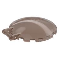 Dish 6 x 6 Inverted - No Studs with Handle (Trans-Brown)