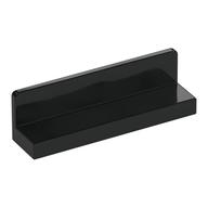 Panel 1 x 4 x 1 with Rounded Corners [Thin Wall] (Black)