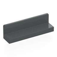 Panel 1 x 4 x 1 with Rounded Corners [Thin Wall] (Dark Bluish Gray)