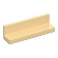 Panel 1 x 4 x 1 with Rounded Corners [Thin Wall] (Tan)