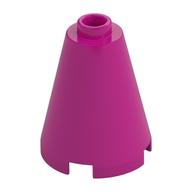 Cone 2 x 2 x 2, Open Stud (Magenta)