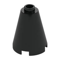 Cone 2 x 2 x 2, Open Stud (Black)