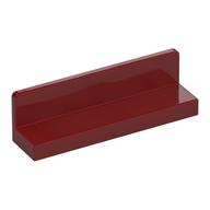 Panel 1 x 4 x 1 with Rounded Corners [Thin Wall] (Dark Red)