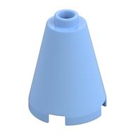 Cone 2 x 2 x 2, Open Stud (Bright Light Blue)