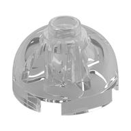 Brick Round 2 x 2 Dome Top, Hollow Stud (Trans-Clear)