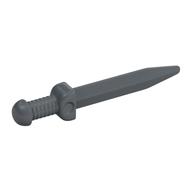 Weapon Sword with Thick Crossguard (Roman Gladius) (Flat Silver)