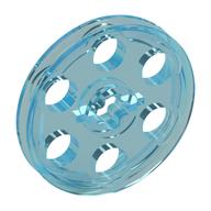 Technic Wedge Belt Wheel [aka Pulley] (Trans-Light Blue)