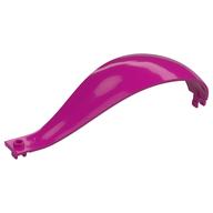 Panel 4 x 4 x 13 Curved Tapered with Clip at Each End (Magenta)