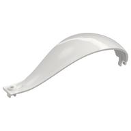 Panel 4 x 4 x 13 Curved Tapered with Clip at Each End (White)