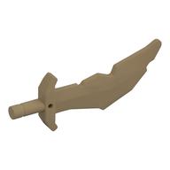 Weapon Sword / Scimitar Notched Blade (Dark Tan)