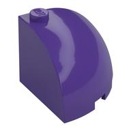 Brick Round Corner 3 x 3 x 2 Dome Top (Dark Purple)