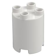 Duplo Brick Round 2 x 2 x 2 (White)
