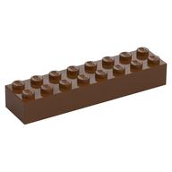 Brick 2 x 8 (Reddish Brown)