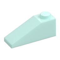 Brick Sloped 33° 3 x 1 (Light Aqua)