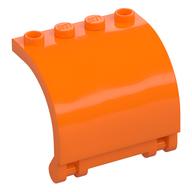 Panel 3 x 4 x 3 Curved (Orange)