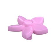 Plant, Flower with 5 Pointed Petals and Pin (Bright Pink)