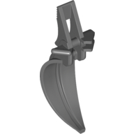 Crane Jaw Curved (Dark Bluish Gray)