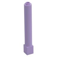 Support Round 1 x 1 x 6 Solid Pillar (Lavender)