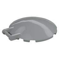 Dish 6 x 6 Inverted - No Studs with Handle (Light Bluish Gray)