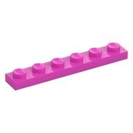 Plate 1 x 6 (Dark Pink)