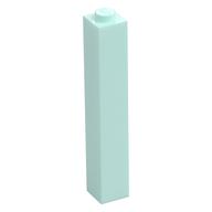 Brick 1 x 1 x 5 with Solid Stud (Light Aqua)