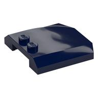 Brick Wedged, Curved Triple 4 x 4 x 2/3, 2 Studs (Dark Blue)