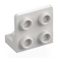 Bracket 1 x 2 - 2 x 2 Inverted (White)