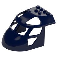 Aircraft Fuselage Curved Forward 6 x 8 Top (Dark Blue)