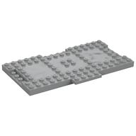 Plate Special 9 x 16 x 2/3 with 1 x 4 Recessed (Light Bluish Gray)