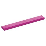 Tile 1 x 8 with Groove (Magenta)