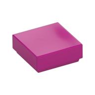 Tile 1 x 1 with Groove (Magenta)