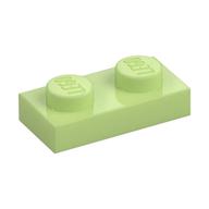 Plate 1 x 2 (Yellowish Green)