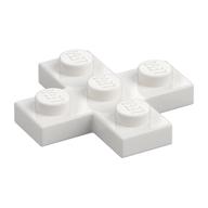 Plate 3 x 3 Cross (White)