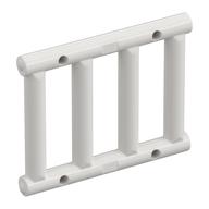 Bar 1 x 4 x 3 [End Tabs] (White)