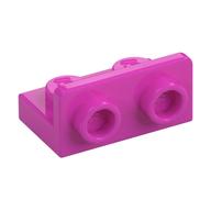 Bracket 1 x 2 - 1 x 2 Inverted (Dark Pink)