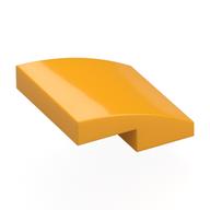 Brick Curved 2 x 2 x 2/3 (Bright Light Orange)
