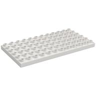 Duplo Plate 6 x 12 (White)