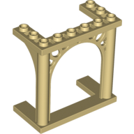 Brick Arch 3 x 6 x 5 Ornamented (Tan)