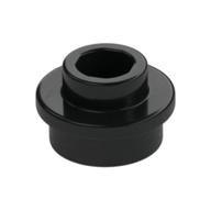 Plate Round 1 x 1 with Open Stud (Black)