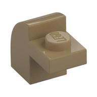 Brick Curved 1 x 2 x 1 1/3 with Curved Top (Dark Tan)